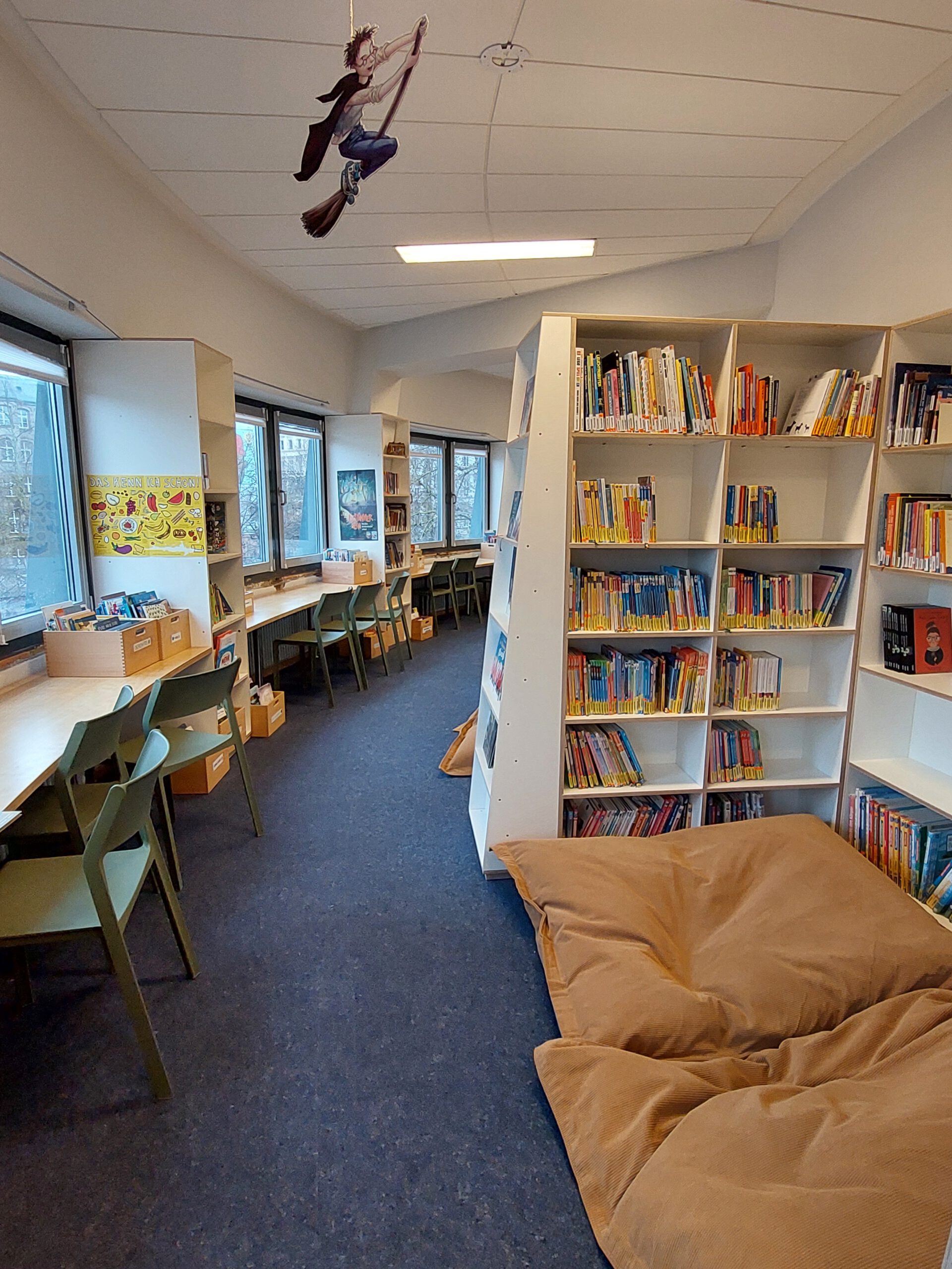 Unsere neue Bibliothek